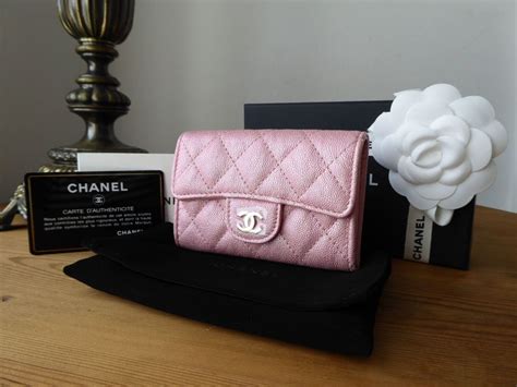 iridescent chanel card holder|chanel irish caviar card holder.